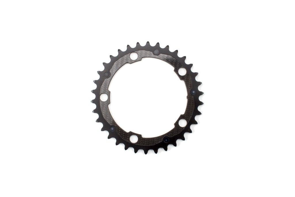 Carbon-Ti X-CarboRing 110 (5 Arms) Road Chainring 4 Carbon-Ti X-CarboRing 110 (5 Arms) Road Chainring - Image 4