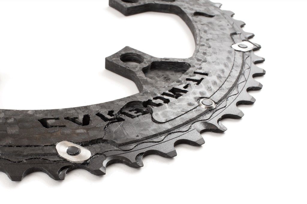 Carbon-Ti X-CarboRing EVO 110 DA9200 (4 Arms) Road Chainring 3 Carbon-Ti X-CarboRing EVO 110 DA9200 (4 Arms) Road Chainring - Image 3